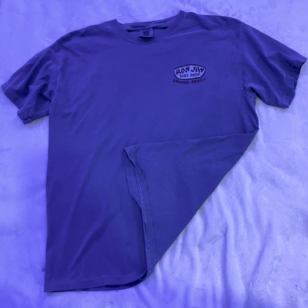 BABY BLUE COMFORT COLORS RON JON SURF SHOP TEE